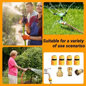 7PCS raccords de Tuyau d'arrosage,raccord Tuyau d'arrosage 1/2,Robinet de Cuisine Adaptateur 1/2 et 3/4 2 en 1,Adaptateur Robinet 1/2,Adaptateur Filetages internes 22mm et externes 24mm - Neuf