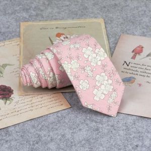 Cravate imprimée florale pour hommes femmes cravate de cou maigre pour mariage décontracté hommes cravates classique poisson canard costumes mince cravates cravate - Neuf