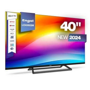 Smart TV LED 40" Full HD - Engel - Syst&egrave;me VIDAA - Dolby Audio - Acc&egrave;s Netflix, Prime Video, Disney+ - 3 HDMI - 2 USB - Neuf