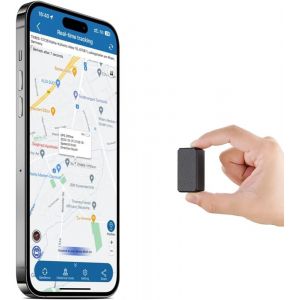 MEVRONISSHOP-Mini Traqueur GPS Suivi en Temps R&eacute;el,Petit Traceur GPS SMS Positioning APP sans Abonnement GSM Tracker pour Voiture Moto V&eacute;lo Scooter Enfants Valise Sacs Chat Chien TK901 - Neuf