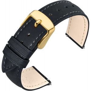 Kal-Bracelet De Montre Pour Homme Et Femme, Bracelets En Cuir Vintage &Agrave; D&eacute;gagement Rapide 18mm 19mm 20mm 21mm 22mm - Neuf