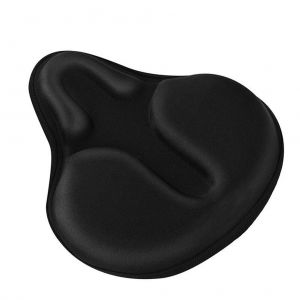 Coussin De Selle De Velo Large En Mousse Et Gel Souple Pour Femmes Et Hommes, Housse De Selle De Velo D'exercice, Accessoire De Velo - Neuf
