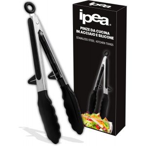 Eryi-Pince De Cuisine En Acier Inoxydable Avec Embouts En Silicone ¿ Pinces Professionnelles Pour Barbecue, Viande, Salade Avec Système De Verrouillage - Pinces De Chef Résistantes Au Chauffer - Neuf