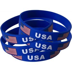 Eryi-Flag Silicone Wristbands Wrist Bands - Neuf