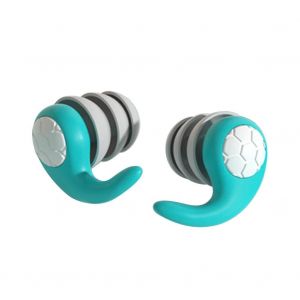 Euty-1 Paire De Protège-Oreilles En Silicone,Étanche,3 Couches,Bouchons D'oreille De Natation,Suppression Du Bruit Avec Boîte De Rangement Pour Enfants De 5 À 12 Ans-Green - Neuf