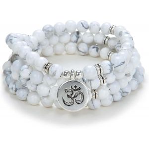 Kal-Yoga Symbole Charm 108 Mala Perles Méditation Bracelet Ou Collier Pour Homme Ou Femme - Neuf
