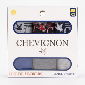Lot De 3 Boxers Ayden Homme Chevignon - Neuf