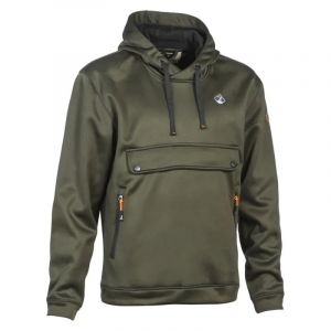 Sweat &Agrave; Capuche Kaki Percussion Doubl&eacute; Polaire - Neuf