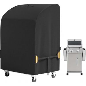 Ulteronixshop-Housse de protection pour barbecue &agrave; gaz 420D r&eacute;sistante aux intemp&eacute;ries - Convient pour Nexgrill Weber Char-Broil et autres barbecues &agrave; gaz &agrave; 2 br&ucirc;leurs avec &eacute;tag&egrave;re lat&eacute;rale pliable - - Neuf