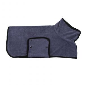 Hjlian Serviette De Bain Pour Animaux De Compagnie Grise L, Peignoir En Microfibre Pour Chien, Serviette Absorbante Pour Chat, Fournitures Transfrontalieres Pour Animaux De Compagnie - Neuf
