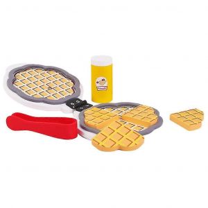 Maison de jeu amusante en bois, jouet simulant des sc&eacute;narios de vie, jeu de r&ocirc;le, machine &agrave; cr&ecirc;pes pour b&eacute;b&eacute; d'&acirc;ge pr&eacute;scolaire - Neuf