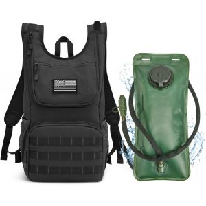 Subzonal-Sac &Agrave; Dos D'hydratation Tactique Avec Poche &Agrave; Eau De 2 L - Sac &Agrave; Dos Pour Cyclisme, Randonn&eacute;e, Course &Agrave; Pied, V&eacute;lo - Neuf