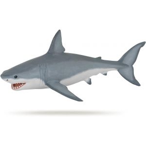 - Figurine Requin Blanc - Jouet Enfant Dès 3 Ans - Idée Cadeau Océan - 17,8 X 11,8 X 6,2 Cm - Prédateur Marin Réaliste - Pei[2021] - Neuf