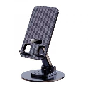 Pliable Stand pour Téléphone (Noir) pour Bureau 1pc Hauteur Réglable de Téléphone Cellulaire Titulaire Téléphone Portable de la Station d'Accueil Compatible avec l'iPhone 13 Pro Mini Max, 12 11 XR X - Neuf