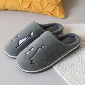 Pantoufles Chaudes En Fausse Fourrure Pour Femme Et Homme, Antidérapantes, Design De Dessin Animé, Peluche Douce, Chaussures D'hiver, Pour La Maison, 2021 - 36 1/2 - Neuf