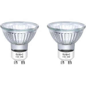 Chauffe-bougie, température réglable, lampe chauffe-bougie, chauffage de bougie sécurisé avec 2 ampoules pour bougies canned, bougies parfumées en pot en verre (2Ampoule) - Neuf