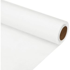 Tianyi-Papier Cadeau Papier D'emballage, 38cm X 10m, 80 Gsm Rouleau De Papier Kraft Pour Emballage D'affiches, Emballage De Cadeaux, Emballage De Bouquets De Fleurs, Blanc - Neuf