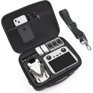 Mevronisshop-Ainiv Mini 3 Pro Sac &Agrave; Main Portable En Cuir Synth&eacute;tique Pour Accessoires Dji Mini 3 Pro | Rc-N1 + Mini 3 Pro Fly More Combo, Drone Ultra L&eacute;ger Et Pliable, Protection D'h&eacute;lice - Neuf