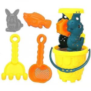 Jouets de sable de plage pour les enfants - Seau de sable pliable et pelles r&acirc;teau avec sac en filet,jouet de camion &agrave; benne basculante,jouets de plage de voyage pour les gar&ccedil;ons Jouets de bac &agrave; sable - Neuf