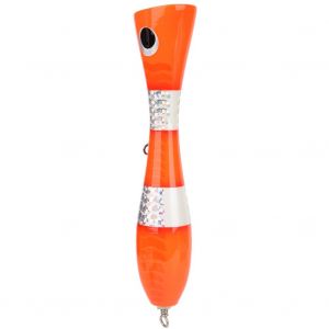 Leurre Artificiel En Bois De Grande Taille Pour La Peche En Surface, Appat Artificiel Pour La Peche, Fluorescence Rouge - Neuf