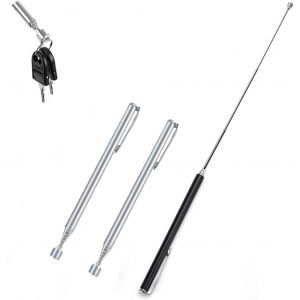 Magnetic Outils Télescopiques,3 PCS Outil de Ramassage Magnétique Télescopique Mécaniques de Préhension Aimant Extensible Bâton Magnétique Stylo de Récupération Magnétique Pratique - Neuf