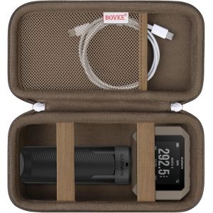 Letnerny-Coque De Transport Compatible Avec Garmin Xero C1 Pro Compact Chronograph Pour Le Tir &Agrave; Distance, Sac De Voyage Garmin Xero C1 Pro Avec Espace Suppl&eacute;mentaire Pour Les C&acirc;bles De Charge, Marro - Neuf