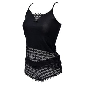 Pyjama Femme No Publik En Coton 2734 Noir - Neuf
