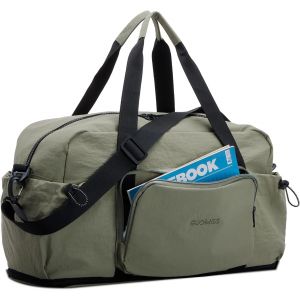 acdsgd-Sac de Voyage Pliable Extensible Ultra-L&eacute;ger Sac de Sport & Weekend avec Poche &Eacute;tanche - Grand Sac Cabine Avion pour Homme Femme Fitness Yoga Boxe Piscine Vacances(30-35L) Vert - Neuf