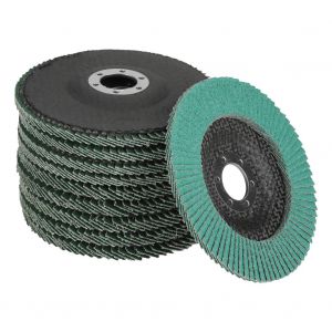 Lot de 10 disques de poncage grain 80, disque de polissage a lamelles 100 x 6 x 16 mm - Neuf