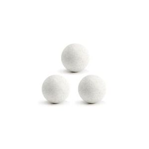 3 Balles de Baby Foot Bonzini Balles Dures Blanche - Neuf
