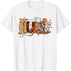 Kalanka-Plaid Pour Infirmière, Automne, Thanksgiving, Thank, Infirmière, Automne T-Shirt - Neuf