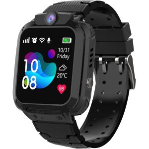 Checarzhn--No1-Montre Connectée Enfant Gps Tracker - Montre Intelligente Téléphone Pour Enfants Garçons Fille Etudiant, Montre Enfants Con Appel Sos Appareil Photo Réveil Podometre - Neuf