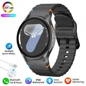 2025New Montre Intelligente 7 Mini Femmes Multi-Fonction Sport Amoled Écran Fitness Tracker Hd Appel Santé Femmes Smartwatch Pour Samsung.Black. - Neuf