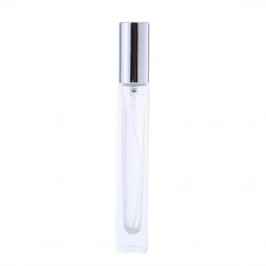 Flacon Pulverisateur Vide En Verre De 10 Ml, Rechargeable, Portable, Pour Voyage (Argent) - Neuf