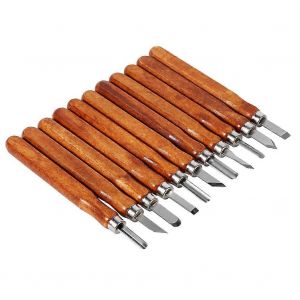 11pcs / Set Outils De Sculpture Multifonction Couteau En Bois Bricolage Artisanat Art Ciseau &Agrave; Main Professionnel Nouveau - Neuf