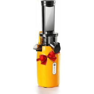 NouvelHorizonstore-Extracteur de Jus - Slow Juicer Pression Douce 60 Tours, Presse &agrave; froid, Fonction de Mastication Invers&eacute;e, Extracteur de Jus de Fruits et L&eacute;gumes Sans BPA, Facile &agrave; nettoyer, Vert - Neuf