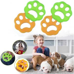 4pcs anti boule de poils,outil de nettoyage des poils d'animaux,la poussière et les débris de la machine à laver attrapent les poils d'animaux qui - Neuf