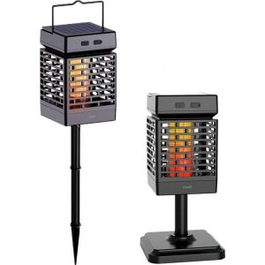 Guirlande Solaire Exterieur Jardin Lot De 2, 15m 50 Led Guirlande Lumineuse Extérieure Solaire, Etanche 8 Modes Cristal Guirlandes Solaires Exterieures Pour Terrasse Arbres Cour Mariages - Neuf