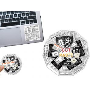 30 autocollants de raccourcis clavier pour ordinateur portable - 2 jeux - Neuf