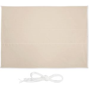 Ulteronixshop-Relaxdays Voile D&iquest;Ombrage Rectangulaire, L X P : 3,5 X 4,5 M, Imperm&eacute;able, Anti-Uv, Tendeurs, Terrasse, Balcon, Beige - Neuf