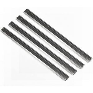Lot de 4 lames de rabot en carbone réversibles pour le travail du bois,rabots électriques 82 x 5,5 x 1 mm - Neuf