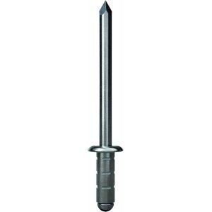 100 rivets aveugles en aluminium Ø 3,2 x 8,0 mm|Pour épaisseur du matériau : 0,5-5,0 mm|Rivets de qualité industrielle|Rivets pop aveugles creux des professionnels - Neuf