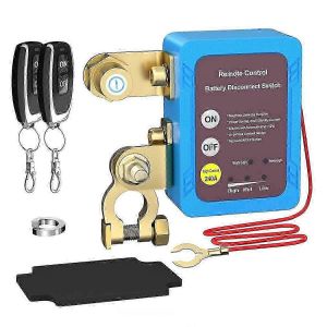 Interrupteur de déconnexion de batterie à distance 12V 240A,interrupteur de mise hors tension automatique Voiture Camion Bateau Interrupteur de télécommande - Neuf