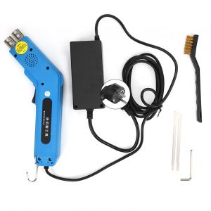 Couteau chauffant electrique bleu, coupe-mousse portatif, 150 W, lame de 10 cm, UE (220 V) - Neuf