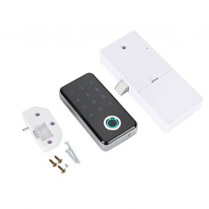 Serrure intelligente a empreinte digitale et mot de passe sans cle pour armoire a tiroirs de bureau et de salle de sport - Neuf