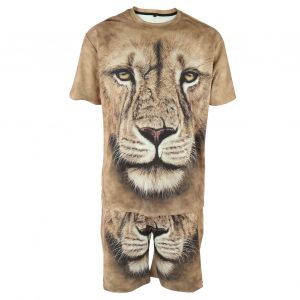 Ensemble T-Shirt Et Short A Manches Courtes, Style Decontracte, Sechage Rapide, Pour Garcon Et Homme, Tz101001 Xl - Neuf