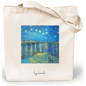 SJZG-Tote Bag Femme - Sac Cabas Femme Original - Tote Bag Coton 100% Grand 35 X 42 X 8 Cm - Sac Fourre Tout En Toile - Neuf