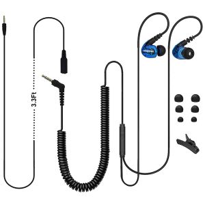LORANKA-&Eacute;couteurs pour TV avec long cordon, c&acirc;ble d'extension de 5,5 m, &eacute;couteurs pour PC, sortie audio de 3,5 mm, &eacute;couteurs st&eacute;r&eacute;o en m&eacute;tal avec fil &agrave; ressort - Neuf