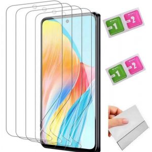 AILIKA- Pack de 4 protections écran hydrogel HD pour téléphone Huawei P Smart Z, douceur tactile, pose rapide, vision nette - Neuf