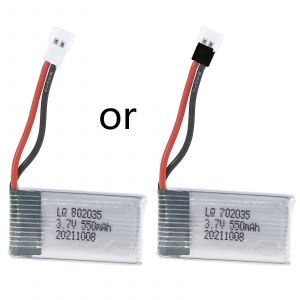 Batterie 3.7v 550mah 20clipo Batterie 802035/702035 Batterie Au Lithium Pour Hubsan X4 H107 H107l H107d Mjxrc F47 Dfd-F180 Rc Drone-G&eacute;n&eacute;rique - Neuf